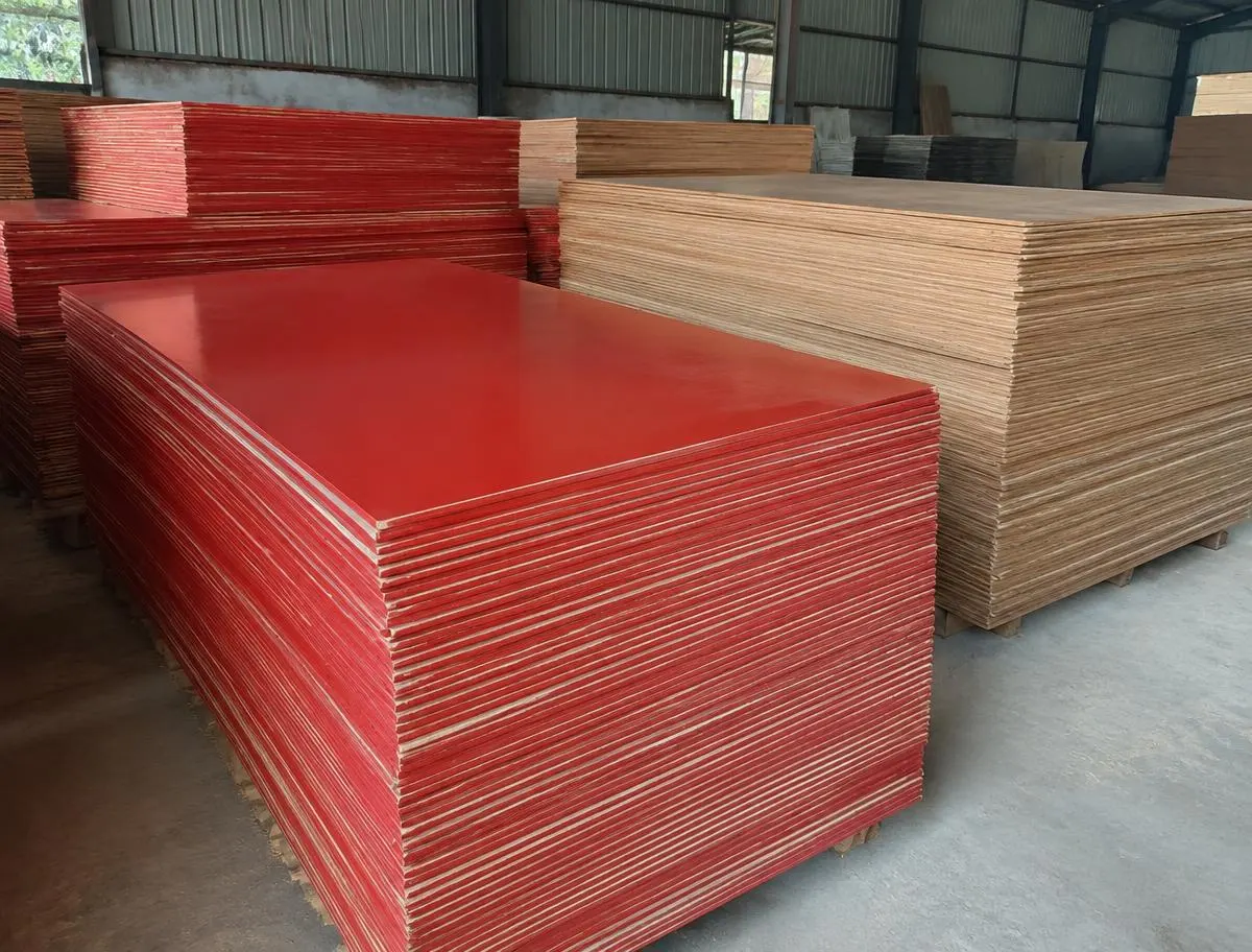 Shuttering Plywood (Centering Ply) — sorted stock in a timber yard